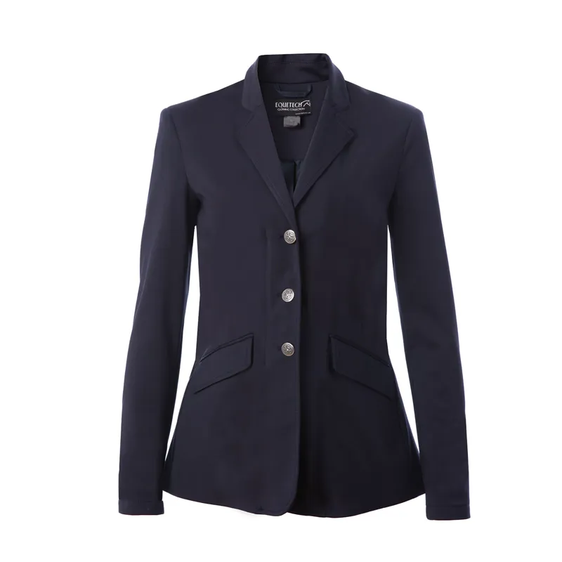 Equetech Junior Jersey Deluxe Show Jacket in Navy
